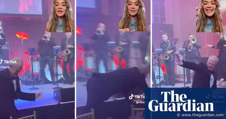 Natasha Stott Despoja’s husband goes viral with ‘the worm’ dance move at Rita Ora event