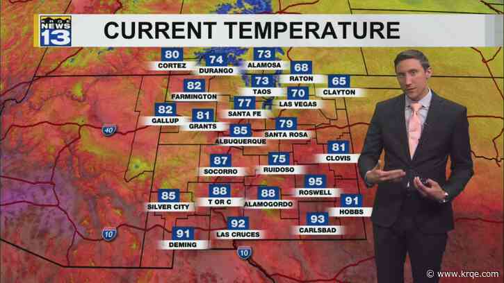 Warm temperatures, storm chances return this week