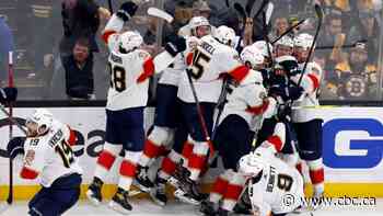 Panthers shock record-setting Bruins with Game 7 OT win, advance to face Leafs in 2nd round