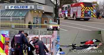 Violent Sunday in Whalley after person stabbed, another shot close by: Surrey RCMP