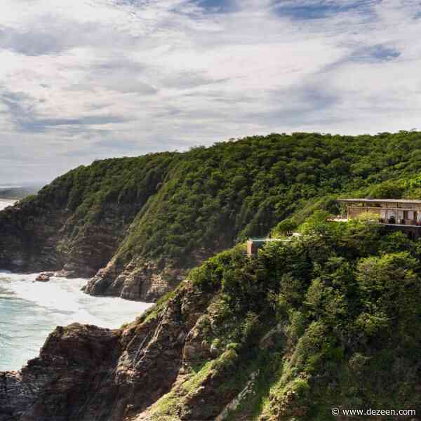 Ten houses perched precariously on cliff edges