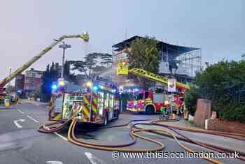 Fire destroys first floor and roof of house in Golders Green