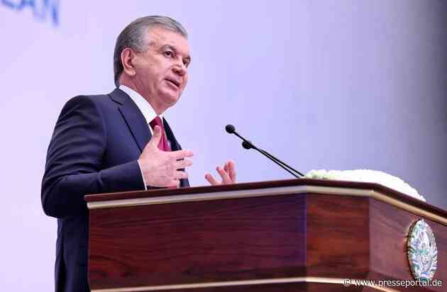 Staatsbesuch aus Usbekistan mit Zukunft und Antike / Präsident Mirziyoyev trifft Bundespräsident Steinmeier, Bundeskanzler Scholz und... Alexander den Großen