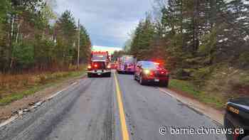 OPP and Essa Fire respond to structure fire in Essa Township