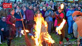 Feuerzauber zur Walpurgisnacht in Orlamünde