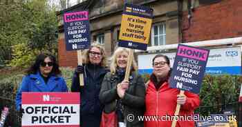 Newcastle nurses take part in latest strikes over ongoing pay dispute with Government