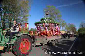 Schützen leisten Maßarbeit am grün-weißen Stamm