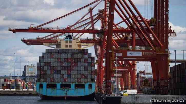 Vancouver port traffic dips in 2022, hinting at economic slowdown to come