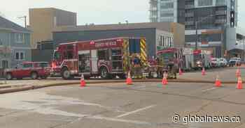 3 people taken to hospital after fire in central Edmonton