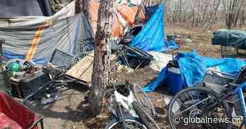 Calgary police seize weapons and stolen property at two encampments