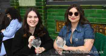 Happy faces from May day beer gardens on 'first weekend of the British summer'