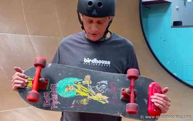 Iconic: Tony Hawk Honors Jeff Phillips' Legacy By Learning Jeff's Signature Trick While Riding His Old Board