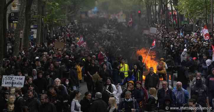 Primo Maggio in Francia, cortei in tutto il Paese. Scontri e cariche della polizia: 108 agenti feriti e 291 fermi. Disordini a Parigi