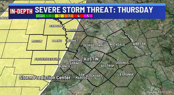 Warm, dry weather as we await a Thursday storm chance