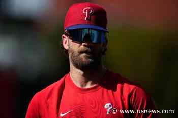 Phillies Slugger Harper Expected to Return to Lineup Tuesday