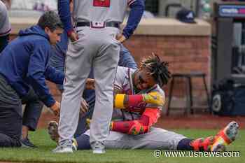 Braves Slugger Ronald Acuña Jr. Exits Game After HBP Vs Mets