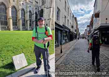 Lancs man walking 1,400 miles from Canterbury to Rome in 90 days