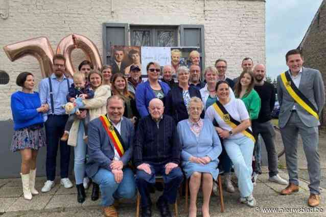 George en Simonne kennen al 70 jaar huwelijksgeluk