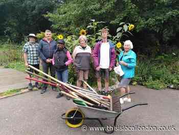 Volunteers restore vandalised Islington Peace Garden