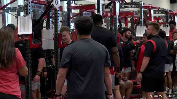 Lobo football "Night of Champions" show off gains in the weight room