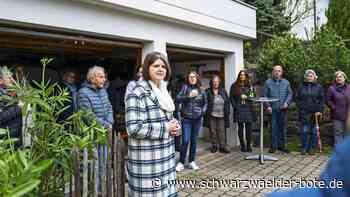 Bürgermeisterwahl Althengstett: Kandidatin macht Politik am Gartenzaun