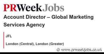 JFL: Account Director – Global Marketing Services Agency