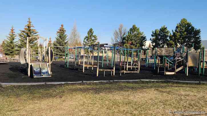 Playground at Airdrie elementary school scorched by early morning fire