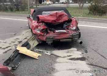 3 vehicle collision on Highway 400 sends 1 person to hospital: Police