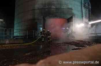FW Hagen: 2. Update zum Silobrand in Hagen