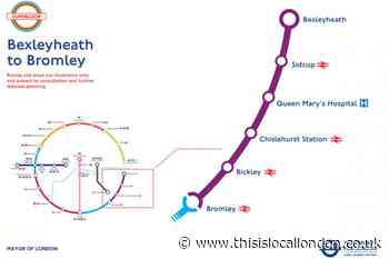 TfL Superloop route between Bexleyheath and Bromley