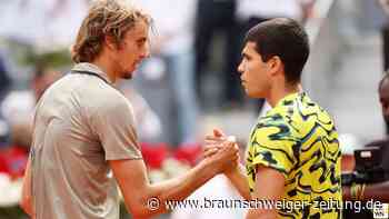 Achtelfinal-Aus in Madrid: Zverev chancenlos gegen Alcaraz