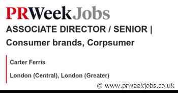 Carter Ferris:  ASSOCIATE DIRECTOR / SENIOR | Consumer brands, Corpsumer