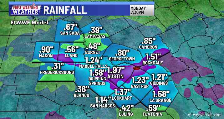 Two more dry days before possible storms Thursday night