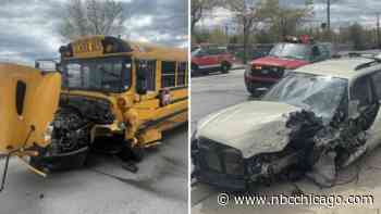 16 Hurt After School Bus Carrying Students With Special Needs Collides With Car