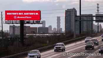 'Boston's out. Auston's in': Boston Pizza unofficially changes name after Leafs win, Bruins collapse