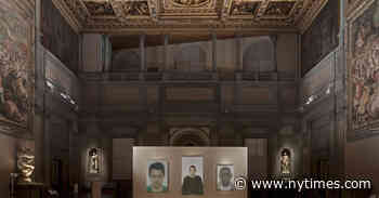 A Painter of Large Portraits Adds a Contemporary Motif to Florence