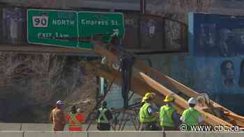 Westbound Portage Avenue reopens after Empress Street overpass crash