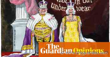 Steve Bell on King Charles’s coronation vestments – cartoon