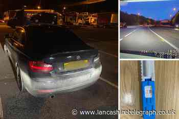 Driver arrested at Lancaster Services for failing cannabis test