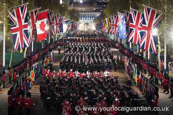 Rehearsals for the King's Coronation take place in London