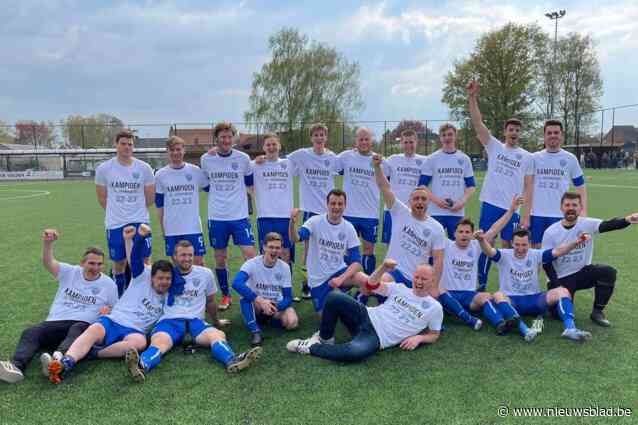 FC De Poeze pakt twee seizoenen na oprichting al kampioenstitel