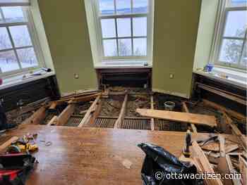 24 Sussex a hollow shell as 'decommissioning' work continues