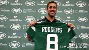 Jets banking on Rodgers' supporting cast being enough