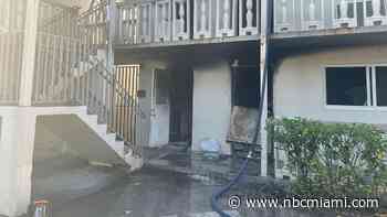 5 People, Including Infant, Displaced After Fire at Plantation Apartment