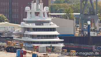 Russische Oligarchenjacht »Luna« in Hamburg durchsucht