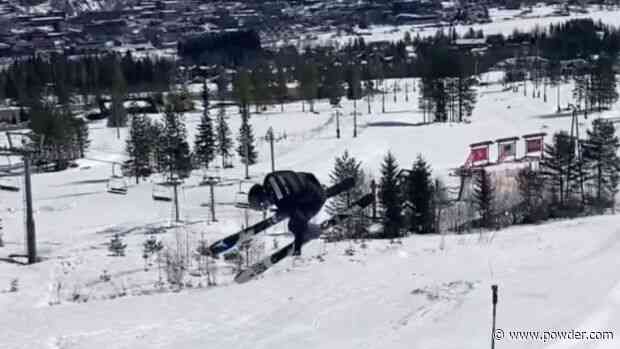 Look: Skier Hits Jump With Way Too Much Speed And Pays The Price For It