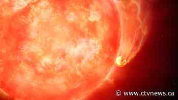 Astronomers witness never-before-seen moment Jupiter-sized gas giant eaten by star