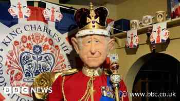 King Charles: Pub crafters make life-size felt model