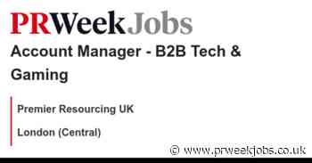 Premier Resourcing UK: Account Manager - B2B Tech & Gaming