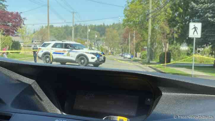 Police incident unfolding near Yale and Menzies in Chilliwack